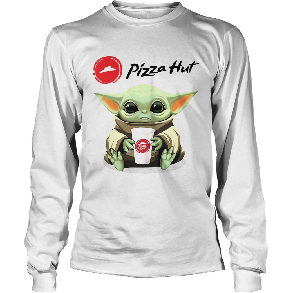 Baby Yoda Hug Pizza Hut LongSleeve