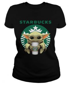 Baby Yoda Hug Starbucks  Classic Ladies