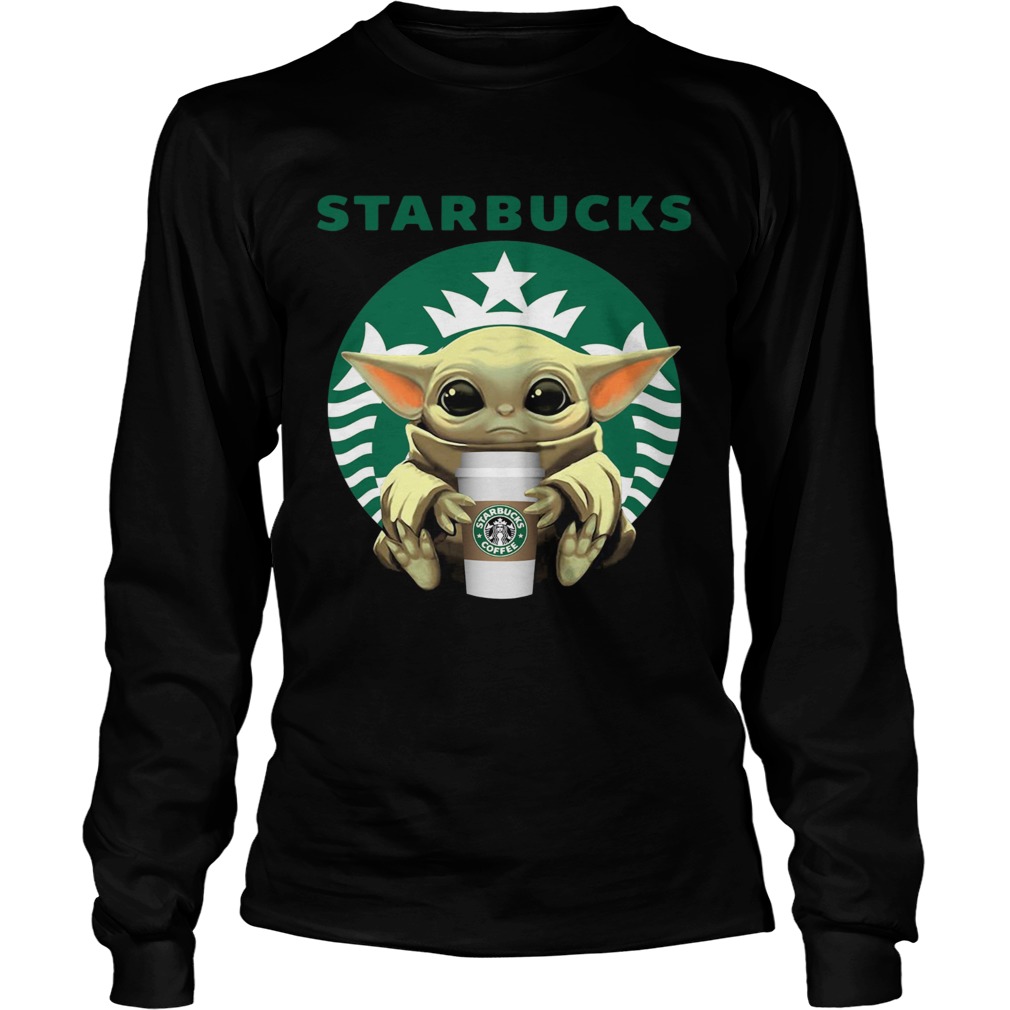 Baby Yoda Hug Starbucks LongSleeve