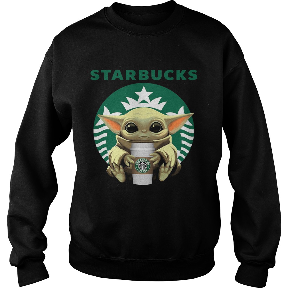 Baby Yoda Hug Starbucks Sweatshirt