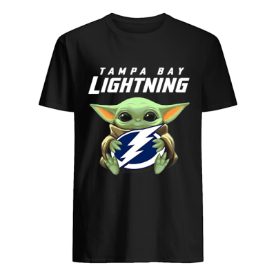 Baby Yoda Hug Tampa Bay Lightning Guys shirt