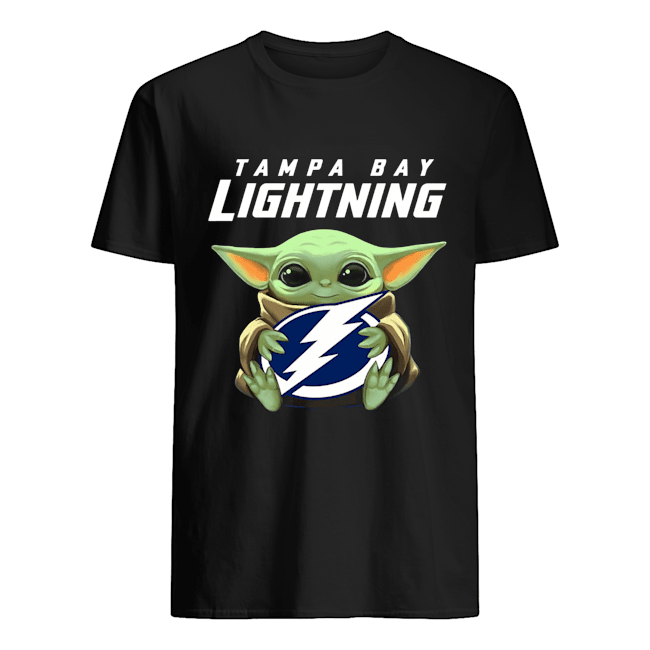 Baby Yoda Hug Tampa Bay Lightning shirt