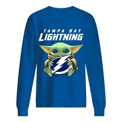 Baby Yoda Hug Tampa Bay Lightning sweatshirt