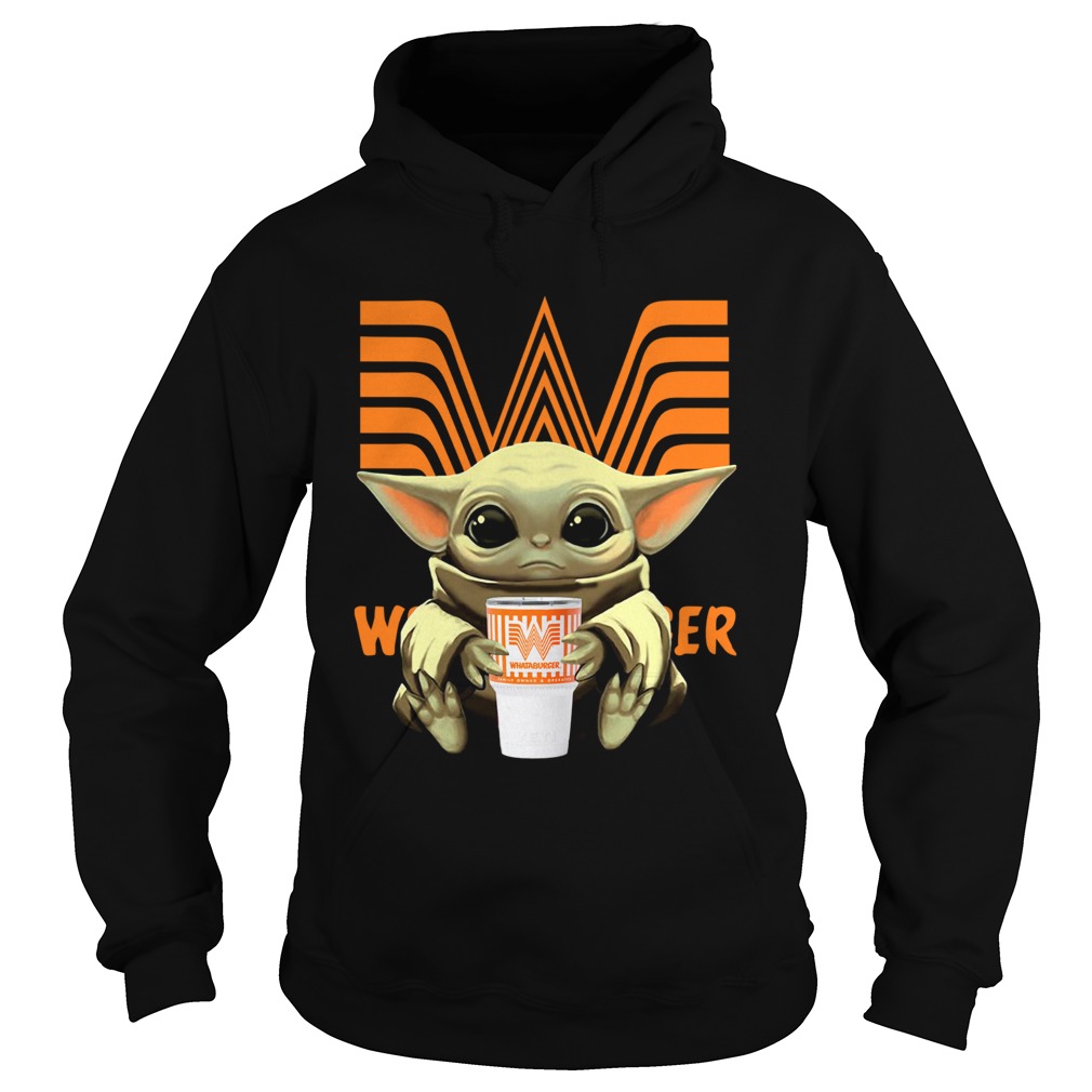 Baby Yoda Hug Whataburger Hoodie