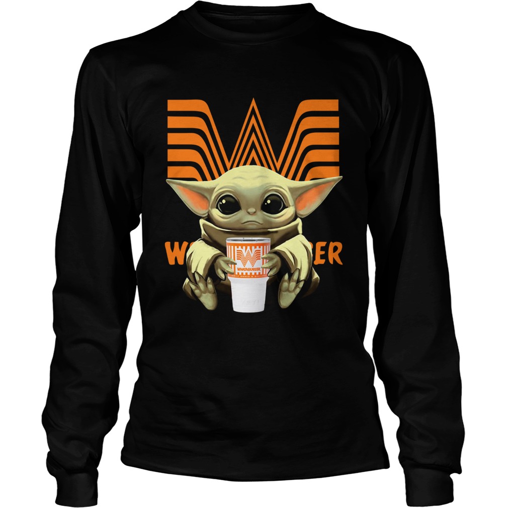 Baby Yoda Hug Whataburger LongSleeve