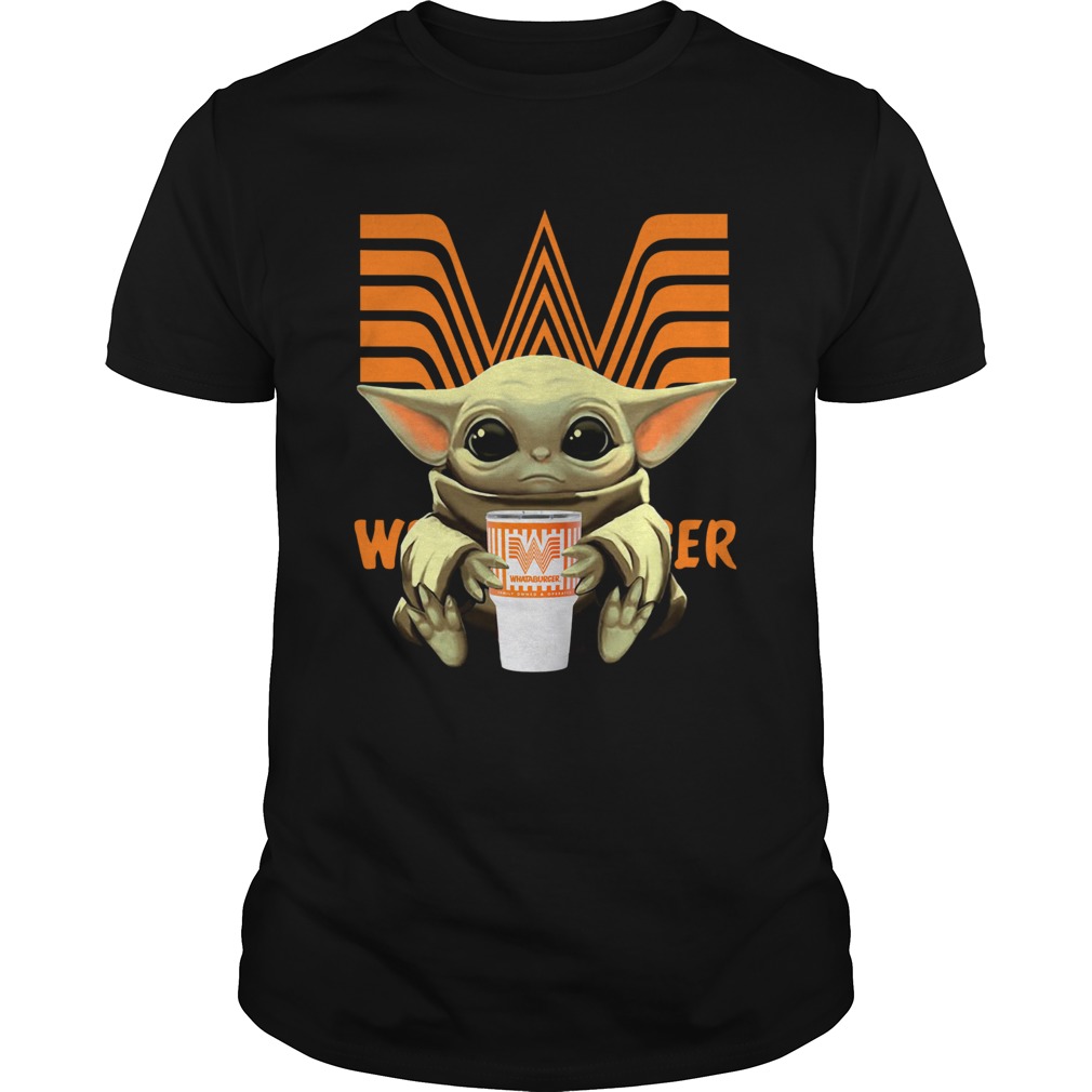 Baby Yoda Hug Whataburger shirt