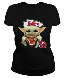 Baby Yoda Kansas City Chiefs  Classic Ladies