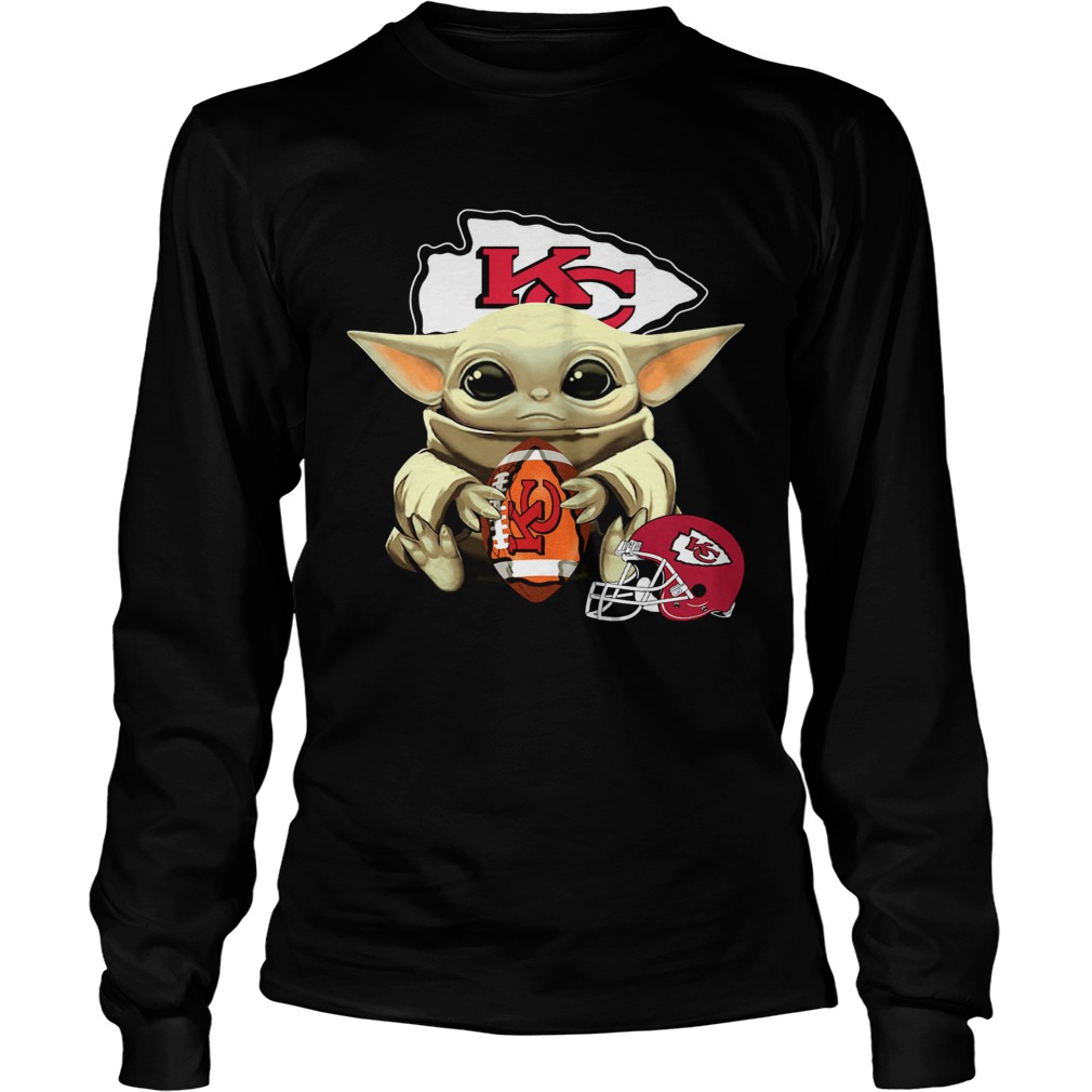 Baby Yoda Kansas City Chiefs LongSleeve