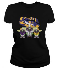 Baby Yoda LSU Tigers  Classic Ladies