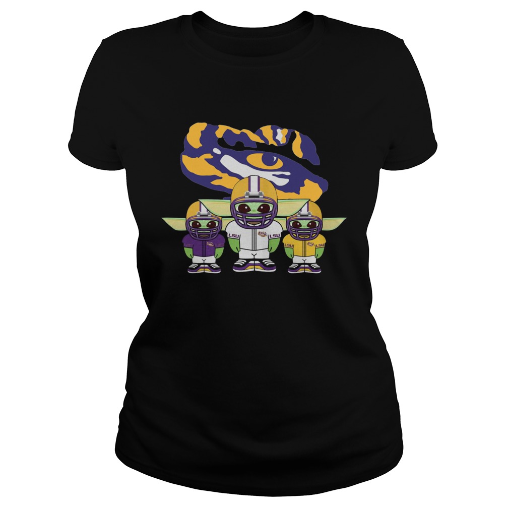 Baby Yoda LSU Tigers Classic Ladies