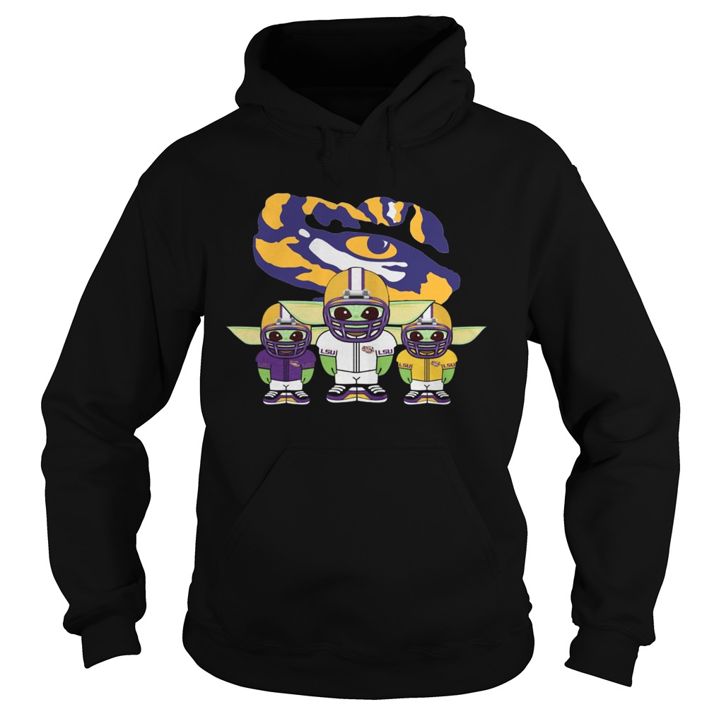 Baby Yoda LSU Tigers Hoodie