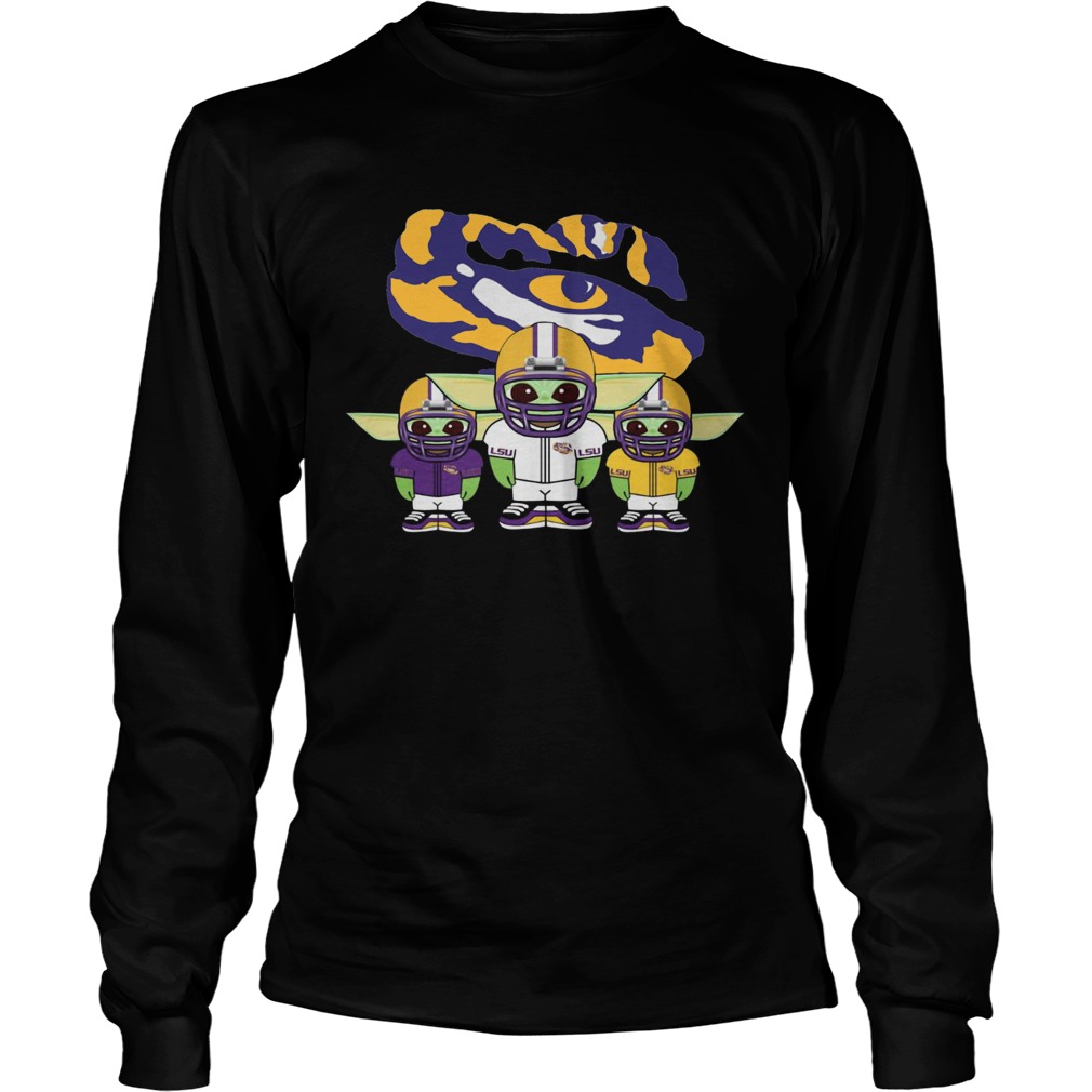 Baby Yoda LSU Tigers LongSleeve