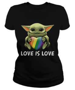 Baby Yoda Love Is Love  Classic Ladies