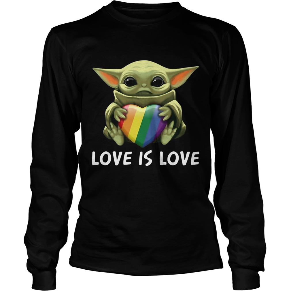 Baby Yoda Love Is Love LongSleeve