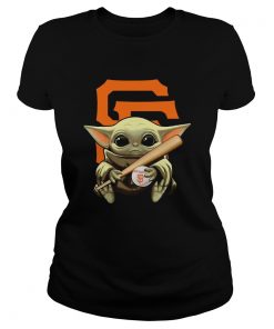 Baby Yoda San Francisco Giants  Classic Ladies