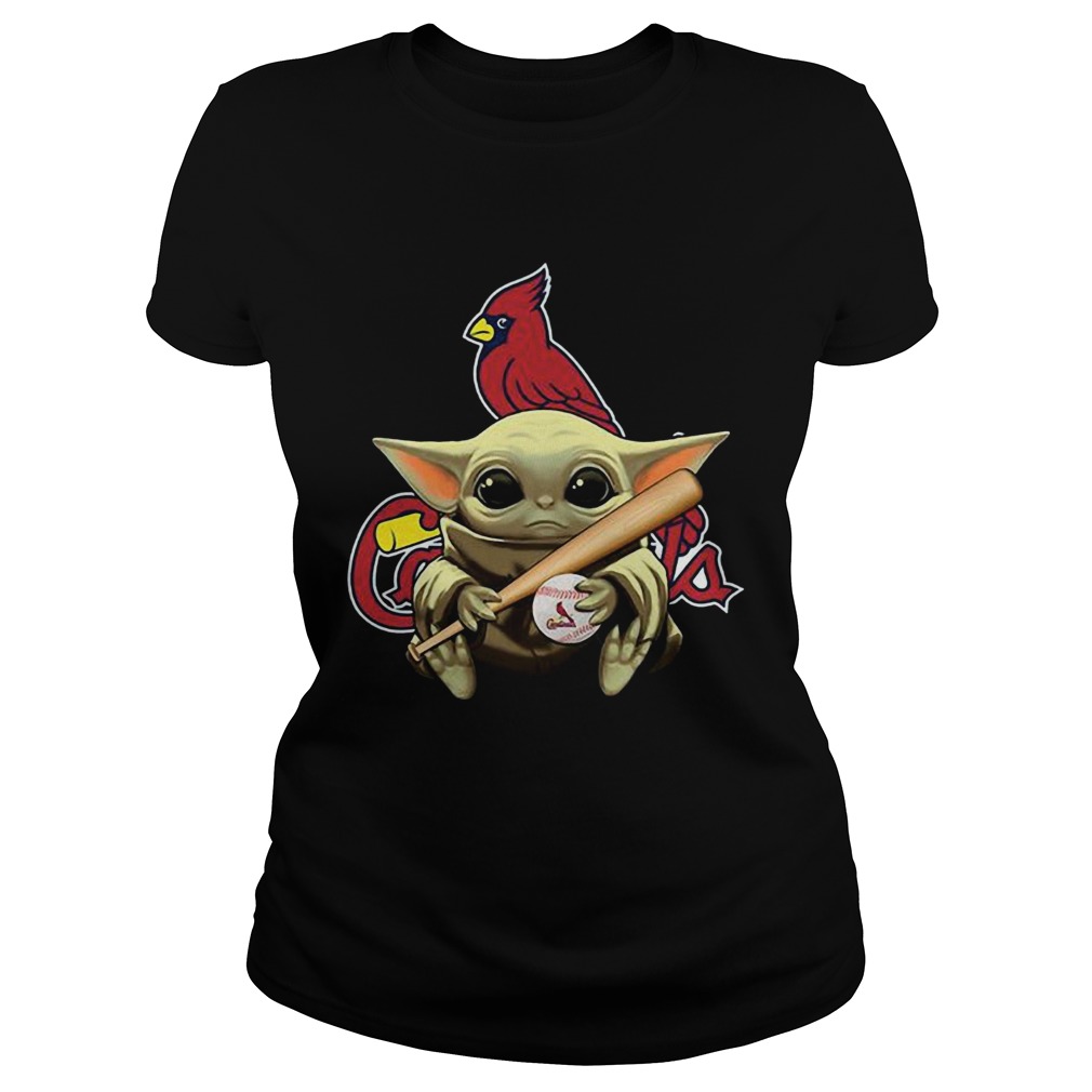 Baby Yoda St Louis Cardinals Classic Ladies