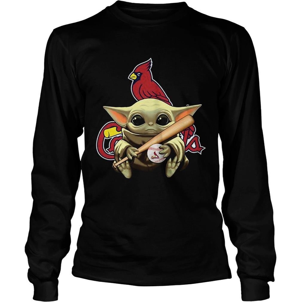 Baby Yoda St Louis Cardinals LongSleeve