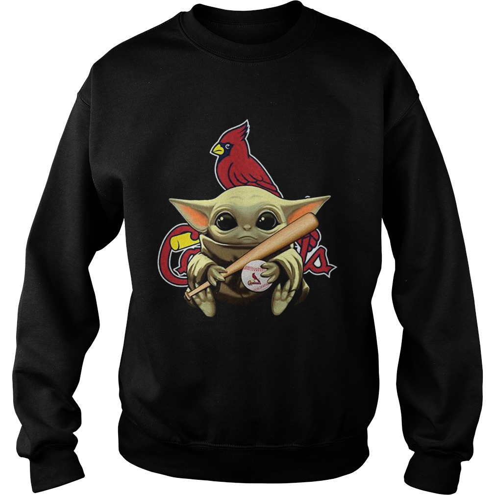 Baby Yoda St Louis Cardinals Sweatshirt