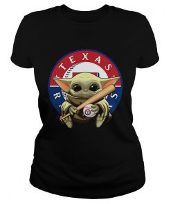 Baby Yoda Texas Rangers  Classic Ladies