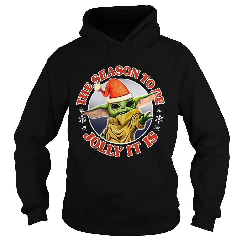 Baby Yoda Tis The Season Christmas Hoodie