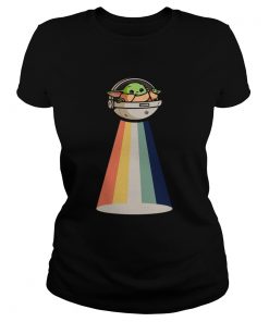 Baby Yoda UFO vintage  Classic Ladies