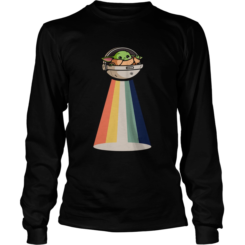 Baby Yoda UFO vintage LongSleeve