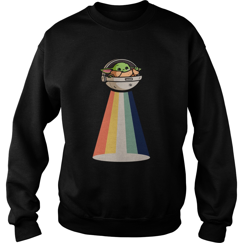 Baby Yoda UFO vintage Sweatshirt