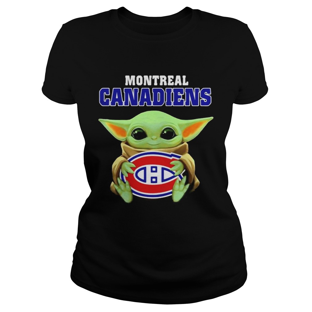 Baby Yoda hug ball Montreal Canadiens Classic Ladies