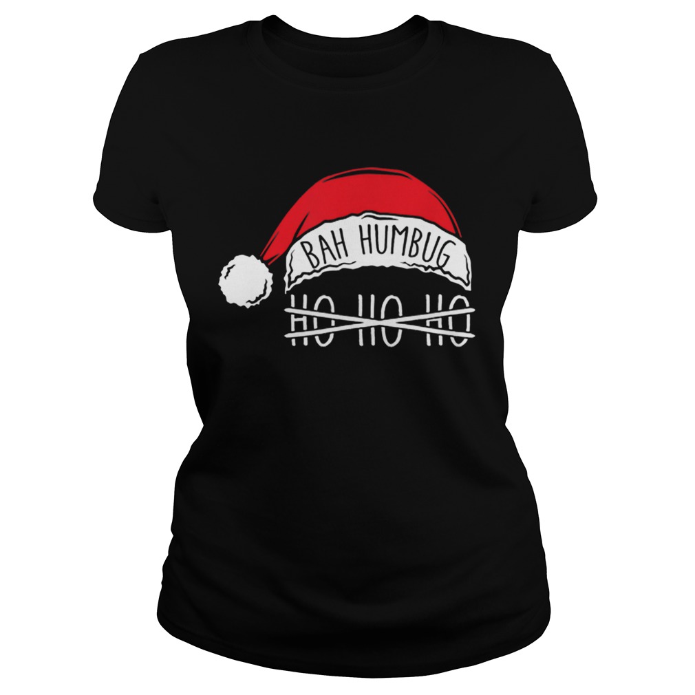 Bah Humbug Santa Hat No Ho Ho Ho Anti Xmas Grouch Classic Ladies