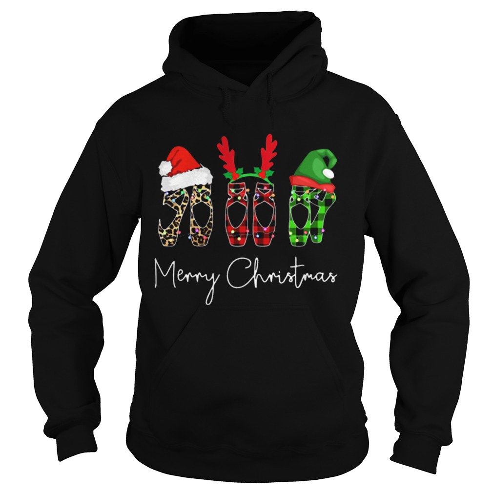 Ballet shoes Merry Christmas Hoodie