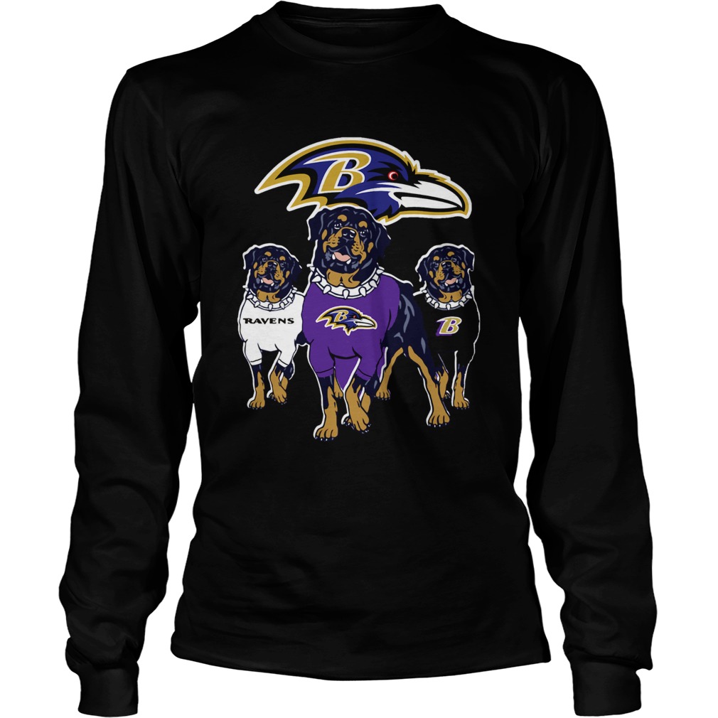 Baltimore Ravens Dachshund Dogs LongSleeve