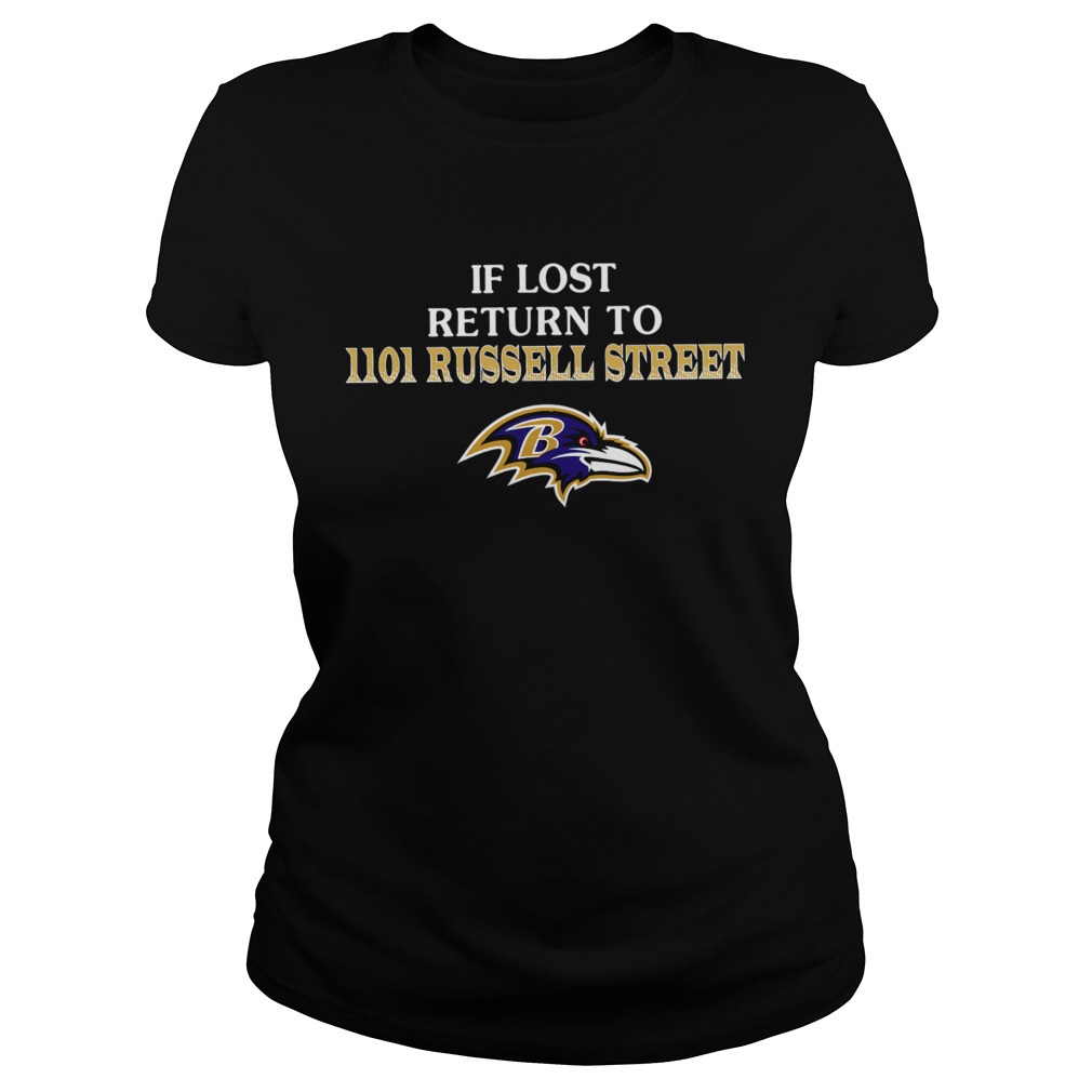 Baltimore Ravens If Lost Return To IIoI Russell Street Classic Ladies