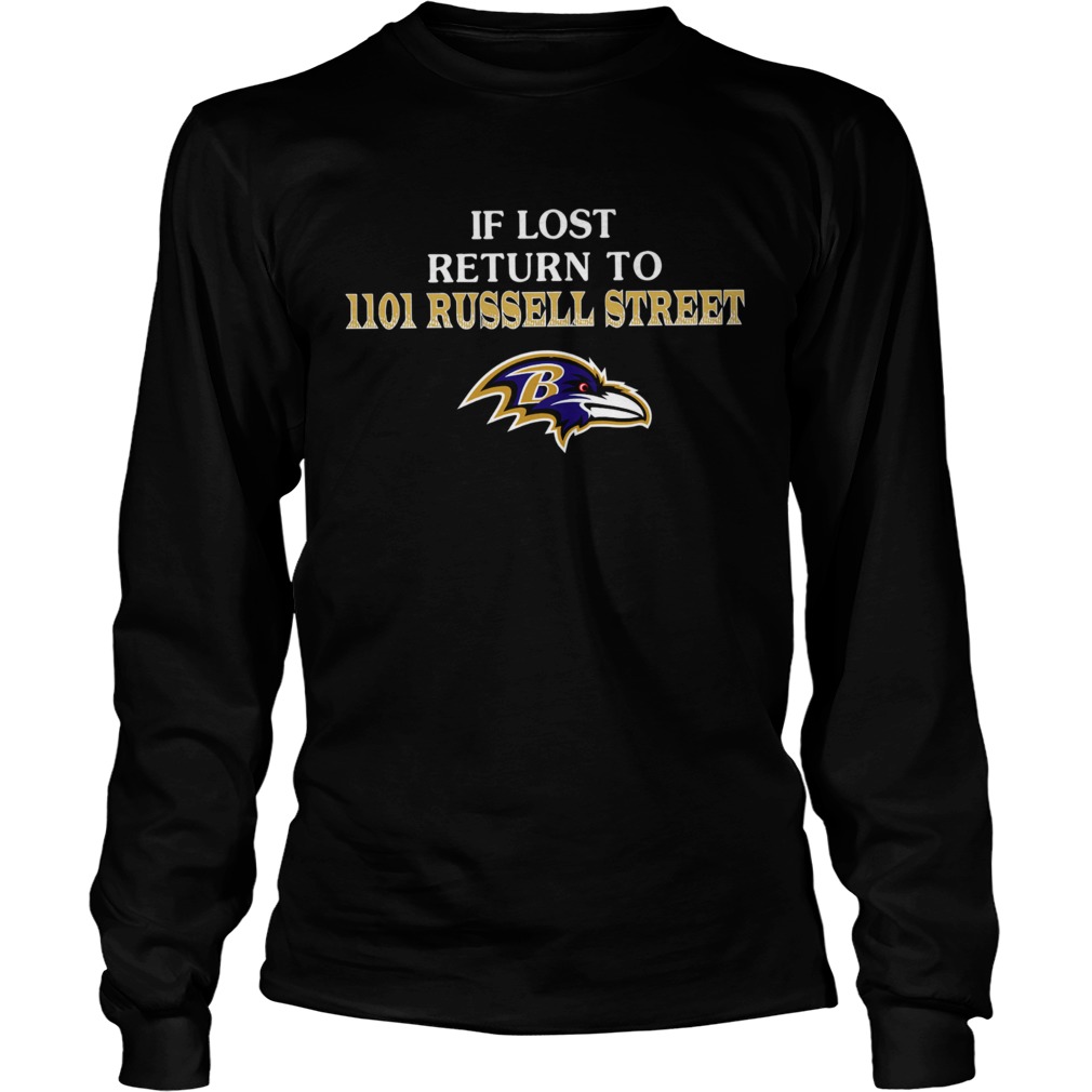 Baltimore Ravens If Lost Return To IIoI Russell Street LongSleeve