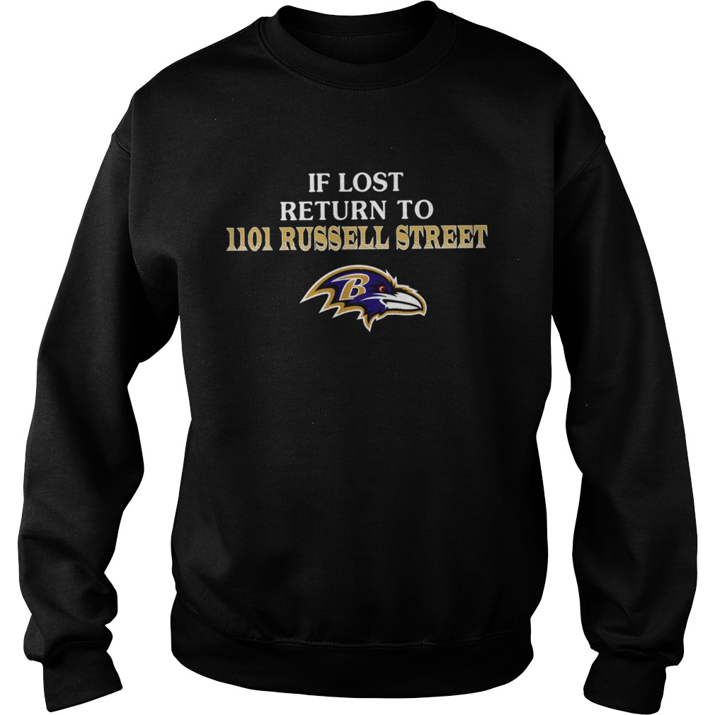 Baltimore Ravens If Lost Return To IIoI Russell Street Sweatshirt