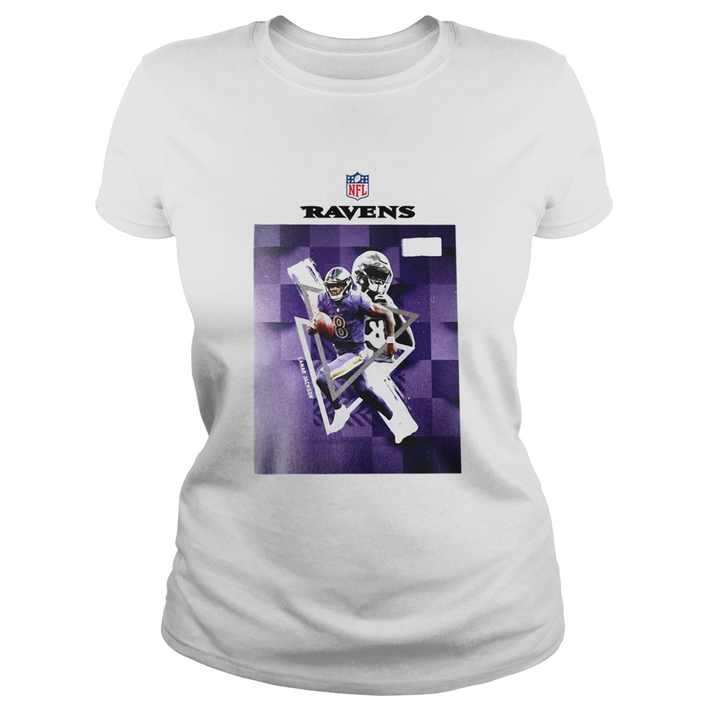 Baltimore Ravens Lamar Jackson 8 Classic Ladies