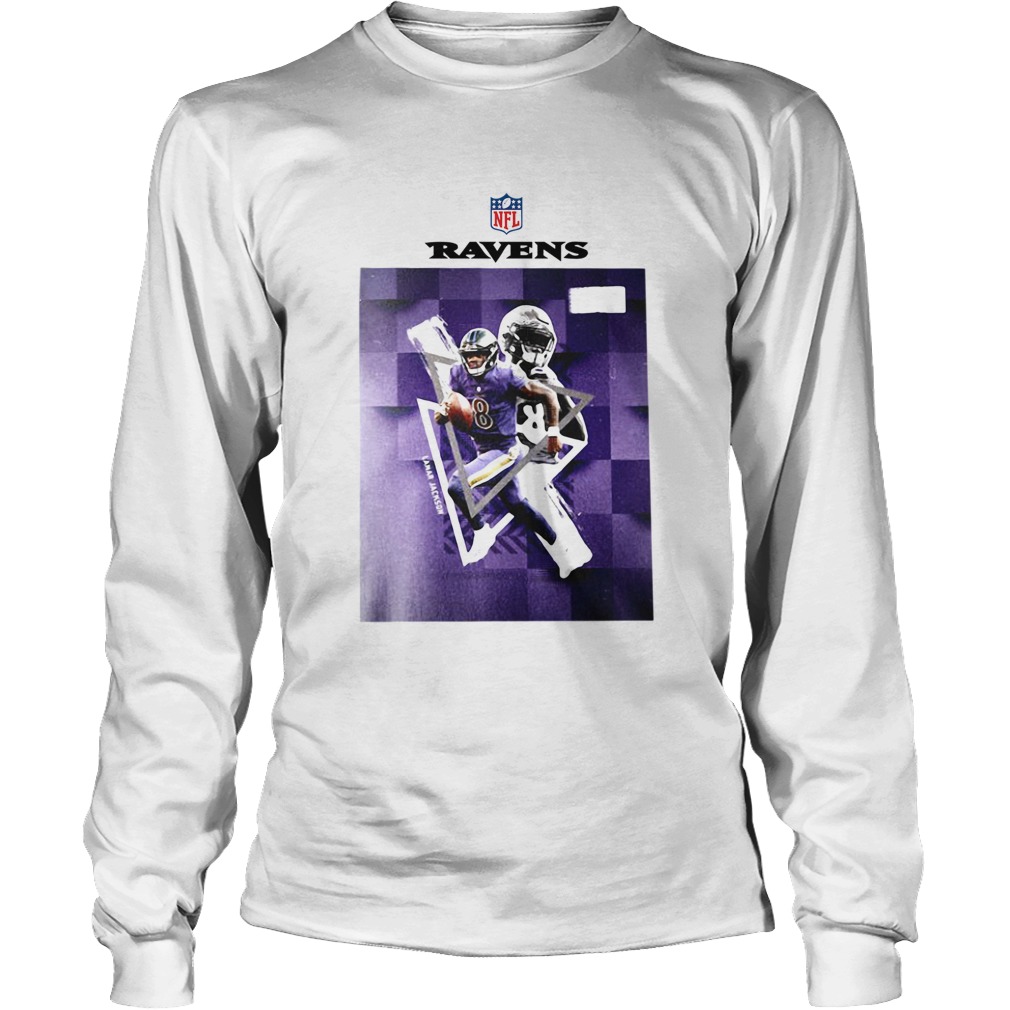 Baltimore Ravens Lamar Jackson 8 LongSleeve