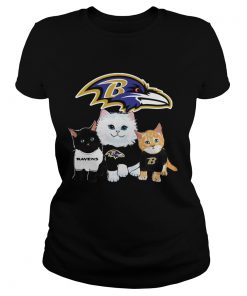 Baltimore Ravens Logo Cats  Classic Ladies