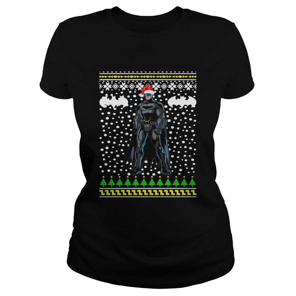 Batman Santa Hat Ugly Christmas Classic Ladies