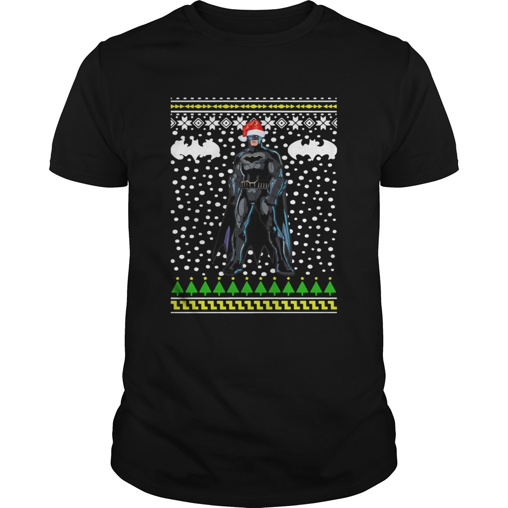 Batman Santa Hat Ugly Christmas shirt