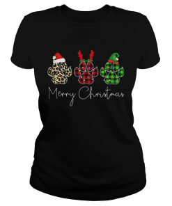 Bear Paw Merry Christmas Leopard  Classic Ladies