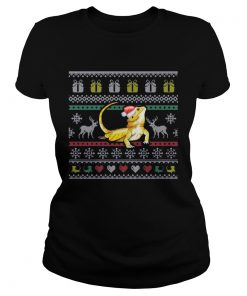 Bearded Dragon Ugly Christmas  Classic Ladies