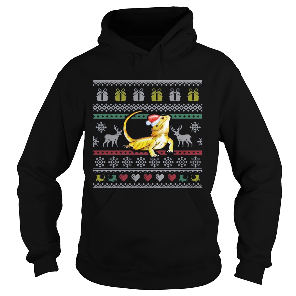 Bearded Dragon Ugly Christmas Hoodie