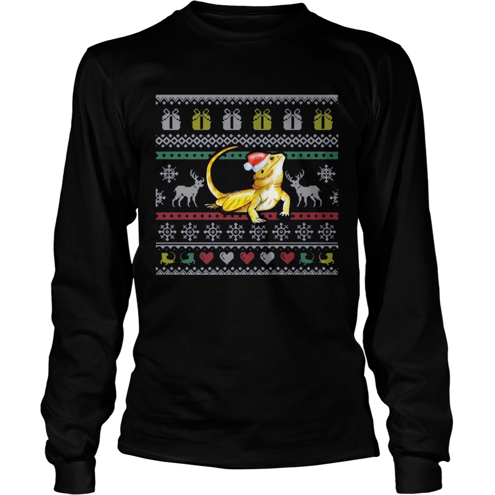 Bearded Dragon Ugly Christmas LongSleeve