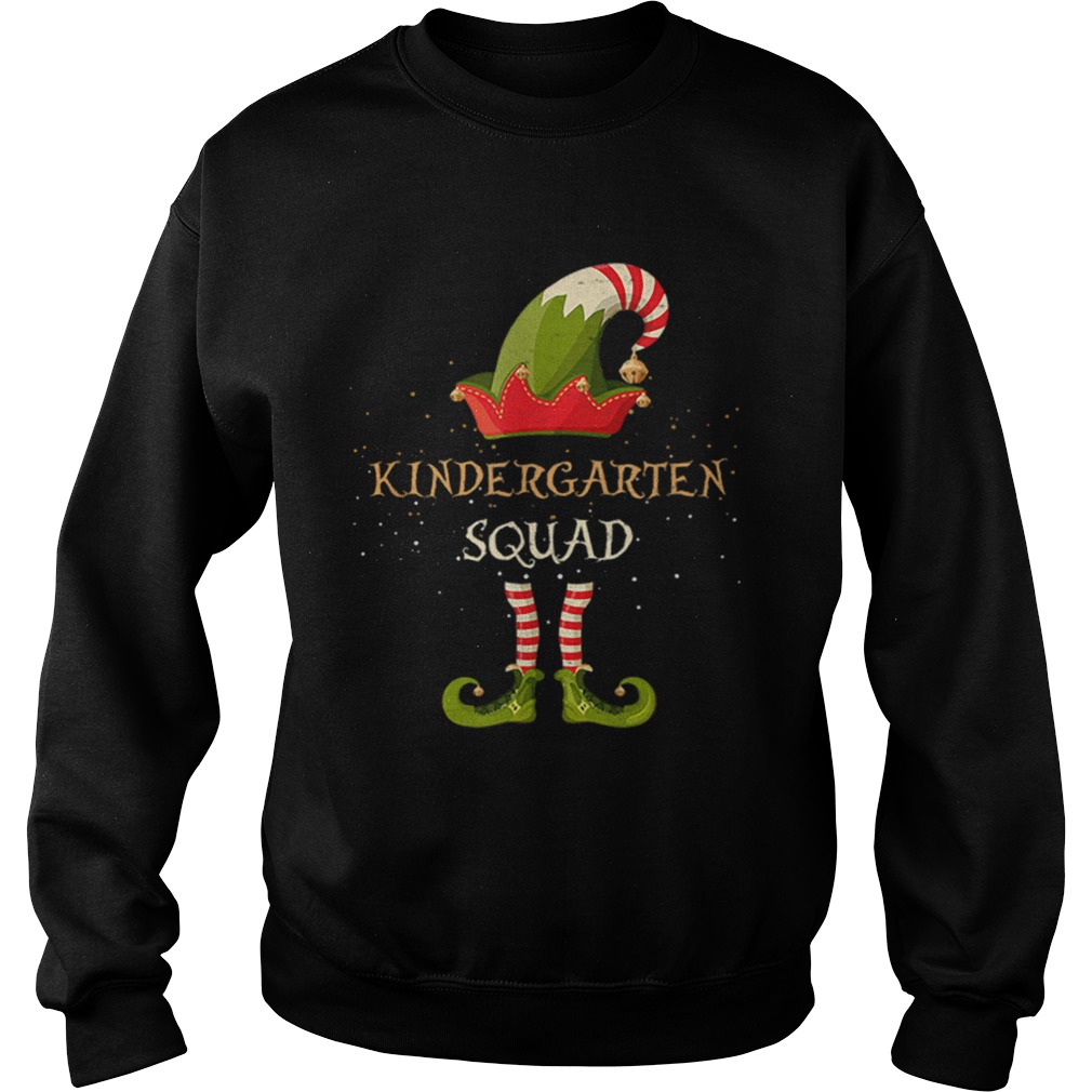 Beautiful Kindergarten Squad Christmas Xmas ELF Teacher School Sweatshirt