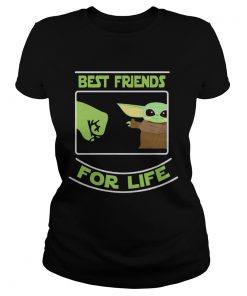 Best Friends For Life Baby Yoda  Classic Ladies