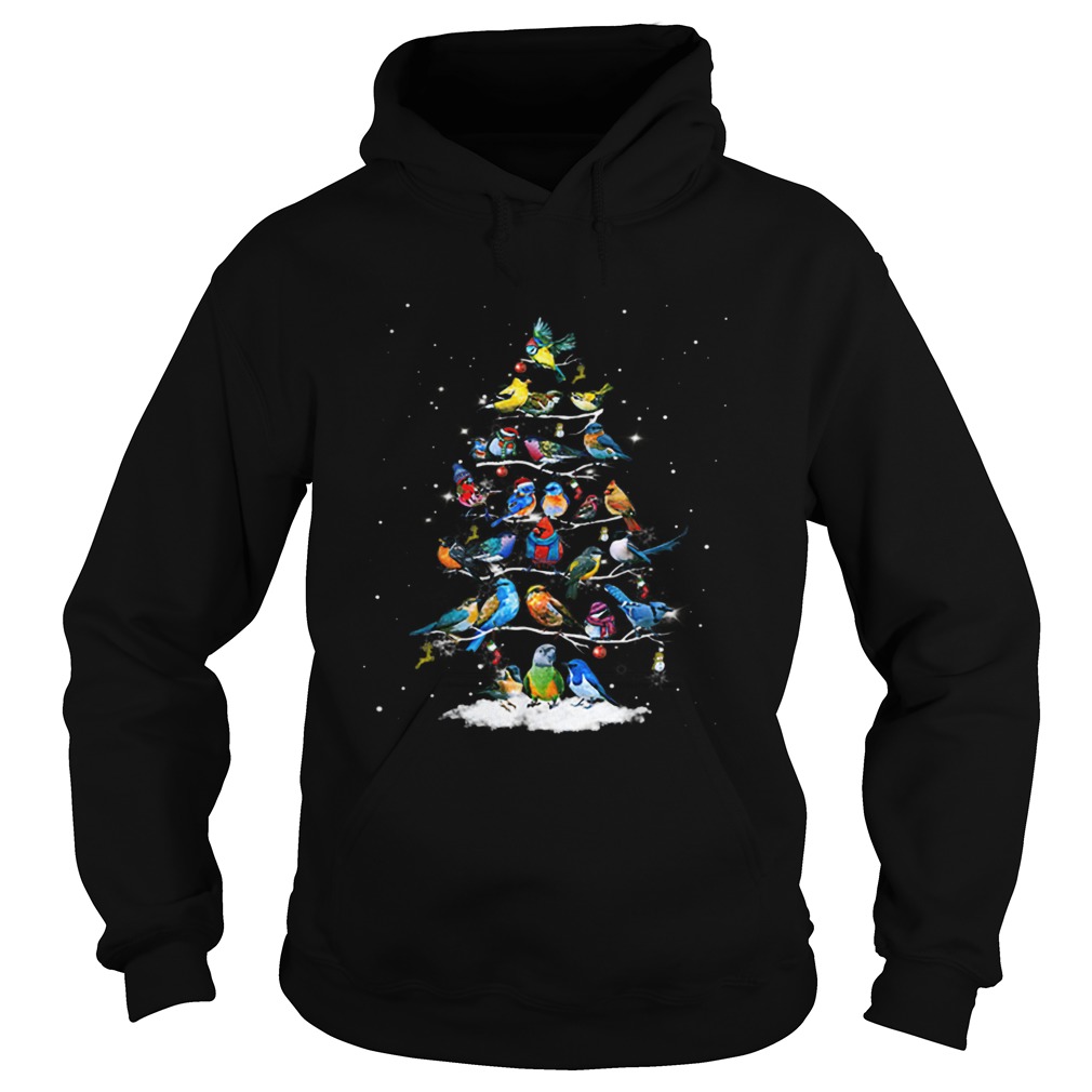 Birds Christmas Tree Hoodie