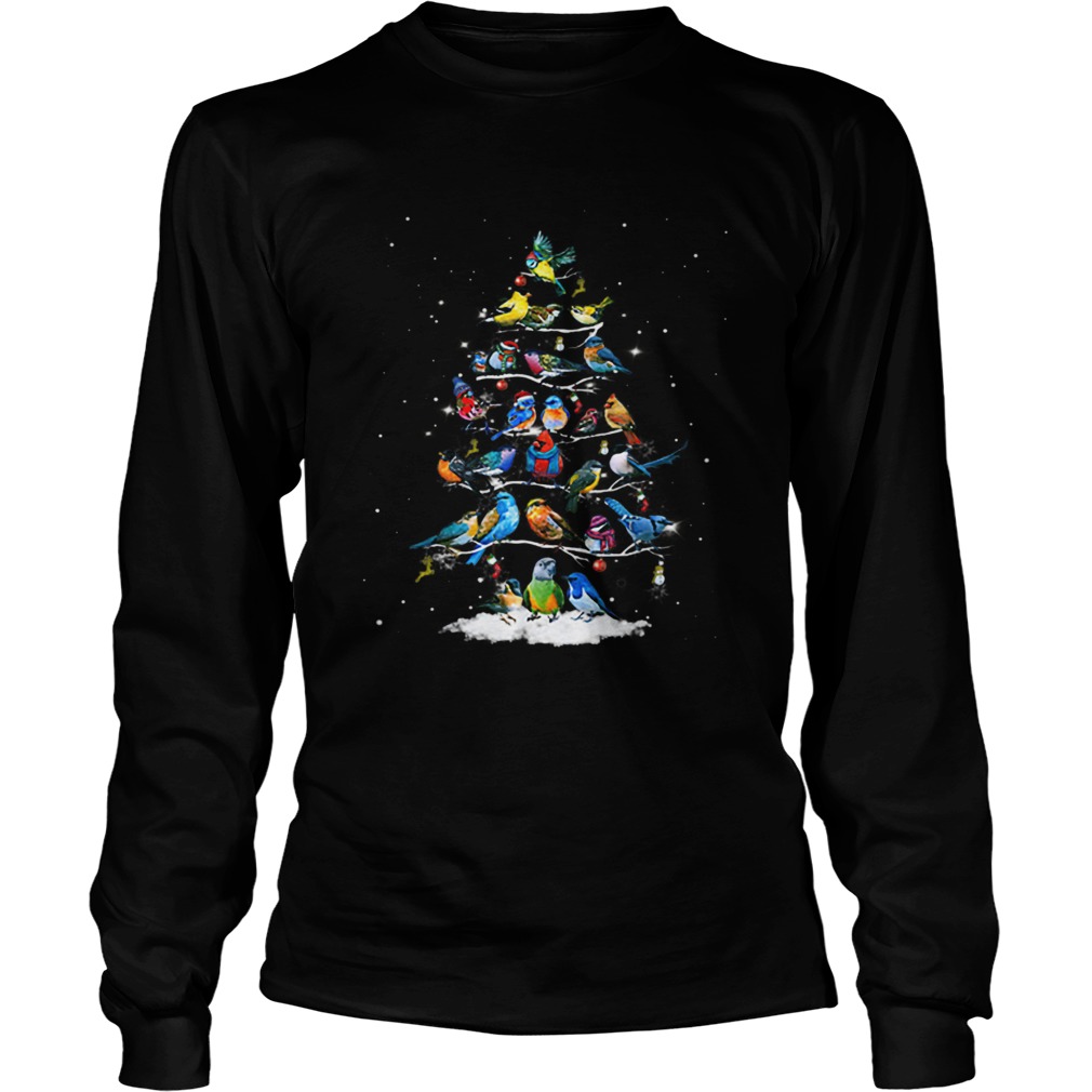 Birds Christmas Tree LongSleeve