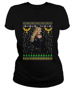 Black Canary Sara Lance ugly Christmas  Classic Ladies