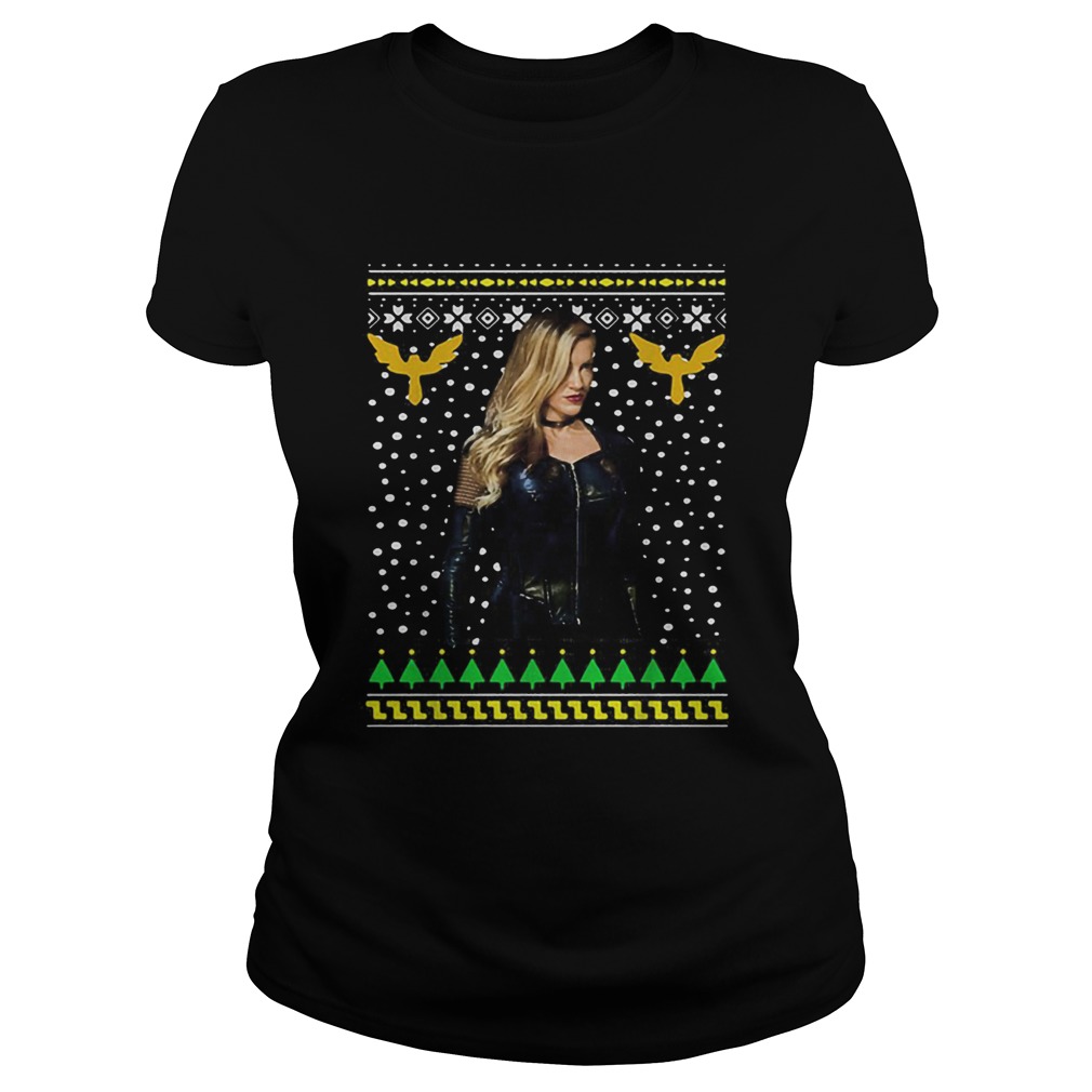 Black Canary Sara Lance ugly Christmas Classic Ladies