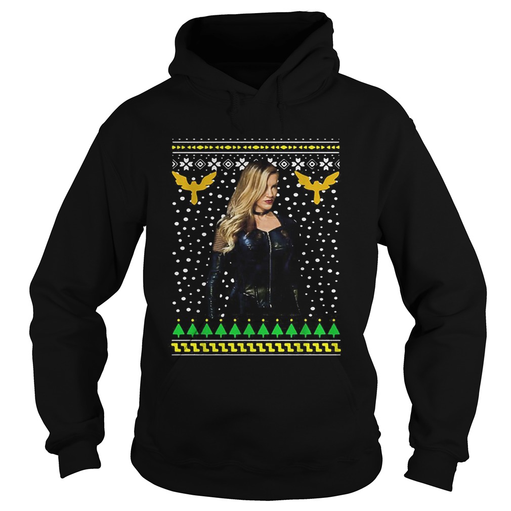 Black Canary Sara Lance ugly Christmas Hoodie